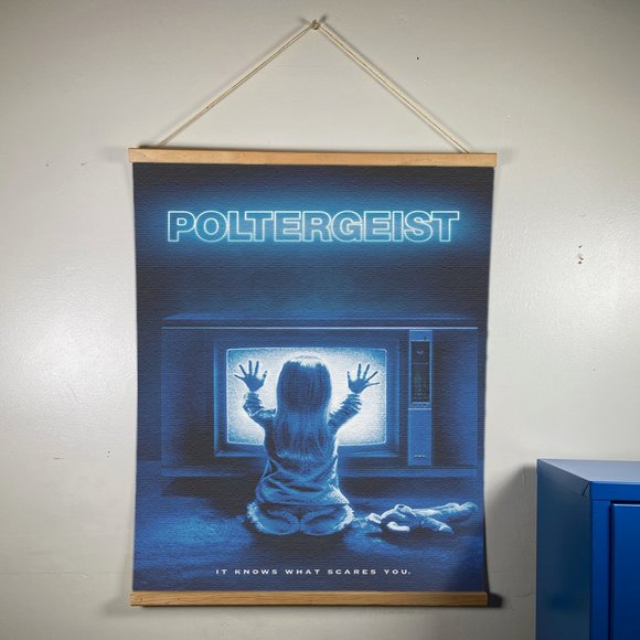Poltergeist Canvas Wooden Gold Hanger - Picture 1 of 4